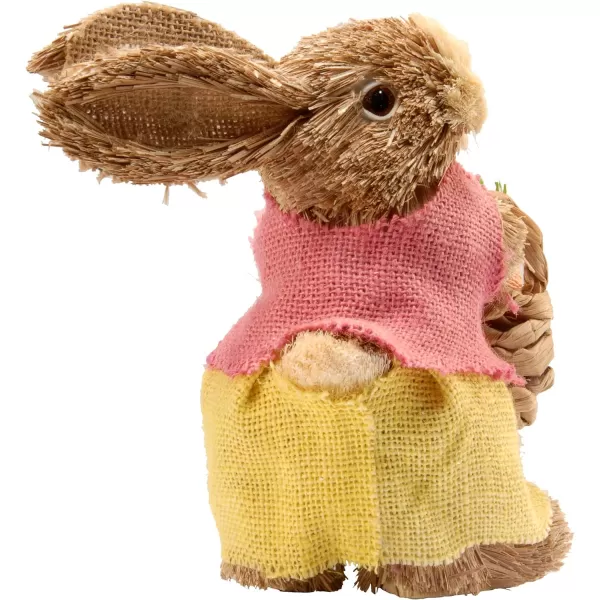 National Tree 9 Inch Brown Standing Rabbit with Burlap Skirt RAE1290361National Tree 9 Inch Brown Standing Rabbit with Burlap Skirt RAE1290361