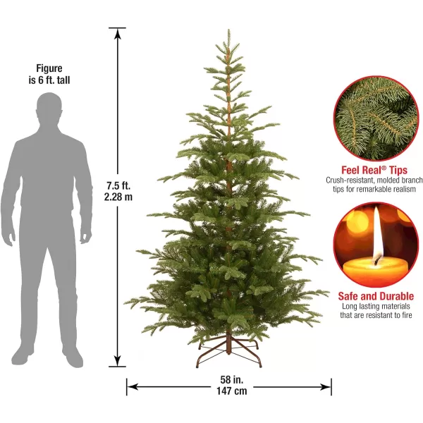 National Tree Company Feel Real Artificial Christmas Tree  Norwegian Spruce Tree  75 ftTrees  Trees  3 ft