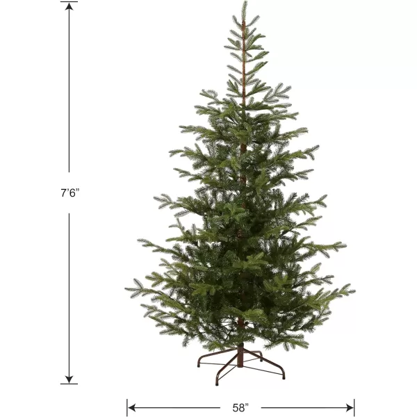 National Tree Company Feel Real Artificial Christmas Tree  Norwegian Spruce Tree  75 ftTrees