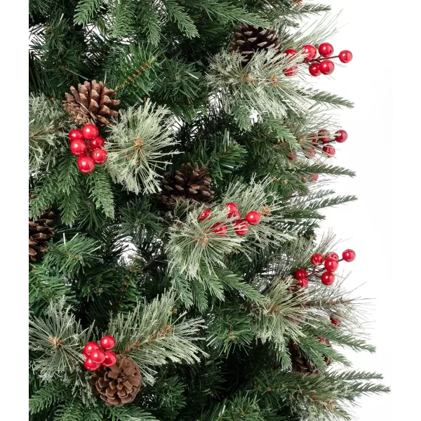 National Tree Company First Traditions Virginia Blue Pine Slim Christmas Tree with Hinged Branches 6 ftNational Tree Company First Traditions Virginia Blue Pine Slim Christmas Tree with Hinged Branches 6 ft