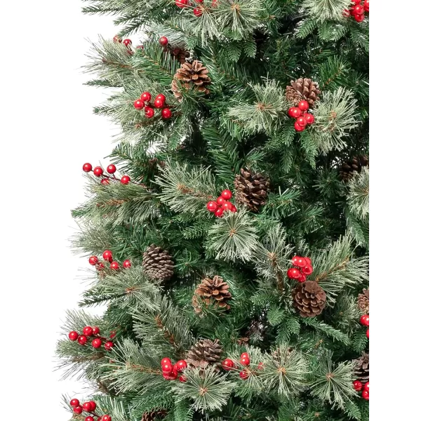 National Tree Company First Traditions Virginia Blue Pine Slim Christmas Tree with Hinged Branches 75ftNational Tree Company First Traditions Virginia Blue Pine Slim Christmas Tree with Hinged Branches 75ft