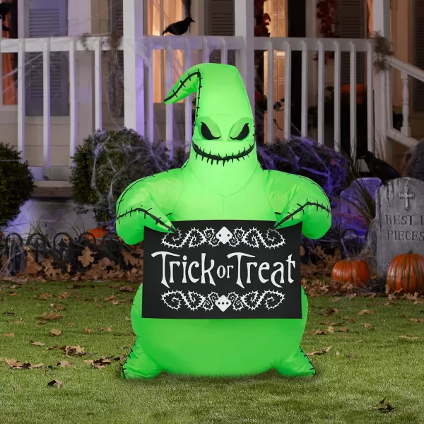 National Tree Company Inflatable Decoration Green Oogie Boogie Self Inflating Plug in Halloween Collection 42 InchesNational Tree Company Inflatable Decoration Green Oogie Boogie Self Inflating Plug in Halloween Collection 42 Inches