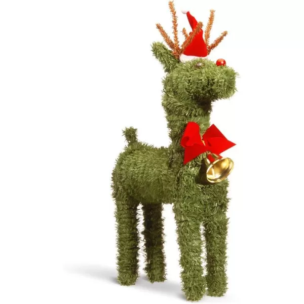 National Tree 16 Inch Reindeer with Bell RD780016National Tree 16 Inch Reindeer with Bell RD780016