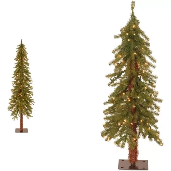 National Tree Company Artificial Christmas Tree  Includes Stand  Hickory Cedar  3 ft6 ft Tree  Trees Green  3 ft