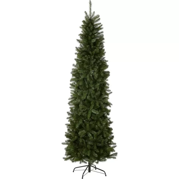 National Tree Company Artificial Slim Christmas Tree Green Kingswood Fir Includes Stand 7 FeetKingswood Fir Slim65 ft Green