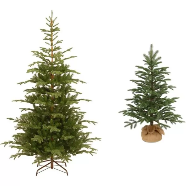 National Tree Company Feel Real Artificial Christmas Tree  Norwegian Spruce Tree  75 ftTrees  Trees  3 ft