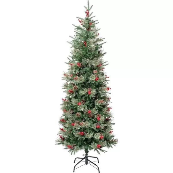 National Tree Company First Traditions Virginia Blue Pine Slim Christmas Tree with Hinged Branches 6 ftNational Tree Company First Traditions Virginia Blue Pine Slim Christmas Tree with Hinged Branches 6 ft