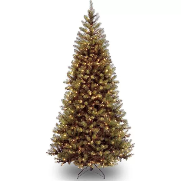 National Tree Company PreLit Artificial Slim Christmas Tree Green Aspen Spruce White Lights Includes Stand 6 Feet6 ft