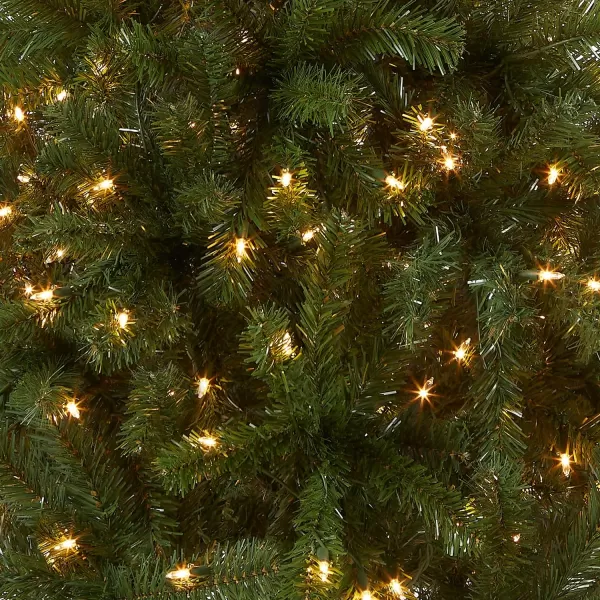 National Tree Company PreLit Artificial Full Christmas Tree Green North Valley Spruce White Lights Includes Stand 5 FeetNational Tree Company PreLit Artificial Full Christmas Tree Green North Valley Spruce White Lights Includes Stand 5 Feet