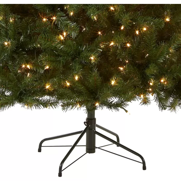 National Tree Company PreLit Artificial Giant Christmas Tree Green North Valley Spruce White Lights Includes Stand 16 Feet65 ft