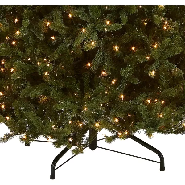 National Tree Company Prelit Feel Real Artificial Giant Downswept Christmas Tree Green Douglas Fir White Lights Includes Stand 10 feet10 ft Christmas Tree