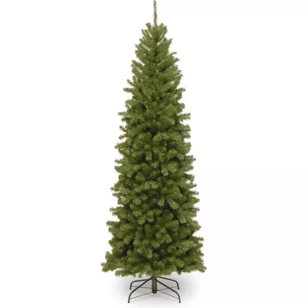 National Tree Company Artificial Slim Christmas Tree Green North Valley Spruce Includes Stand 65 FeetNational Tree Company Artificial Slim Christmas Tree Green North Valley Spruce Includes Stand 65 Feet