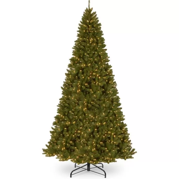 National Tree Company PreLit Artificial Giant Christmas Tree Green North Valley Spruce White Lights Includes Stand 16 Feet12 ft