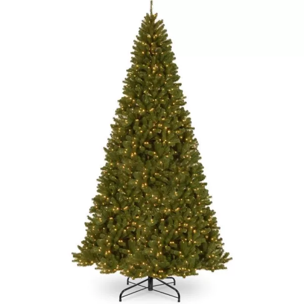 National Tree Company PreLit Artificial Giant Christmas Tree Green North Valley Spruce White Lights Includes Stand 16 Feet16 ft