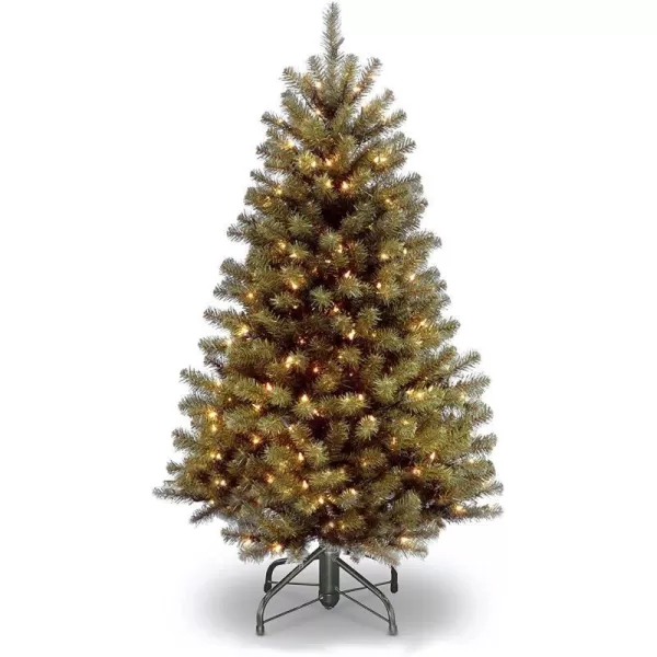 National Tree Company PreLit Artificial Giant Christmas Tree Green North Valley Spruce White Lights Includes Stand 16 Feet45 ft