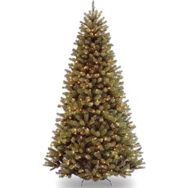 National Tree Company PreLit Artificial Giant Christmas Tree Green North Valley Spruce White Lights Includes Stand 16 Feet65 ft