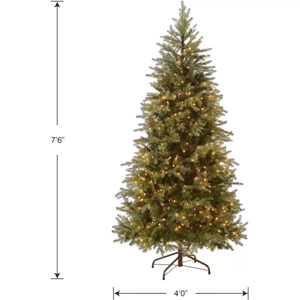 National Tree Company PreLit Feel Real Artificial Slim Christmas Tree Green Nordic Spruce White Lights Includes Stand 75 feetNational Tree Company PreLit Feel Real Artificial Slim Christmas Tree Green Nordic Spruce White Lights Includes Stand 75 feet