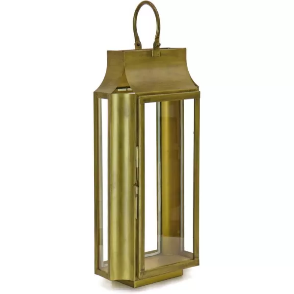 HGTV Home Collection Slim Lantern Christmas Themed Home Decor Large Gold 25 inHGTV Home Collection Slim Lantern Christmas Themed Home Decor Large Gold 25 in