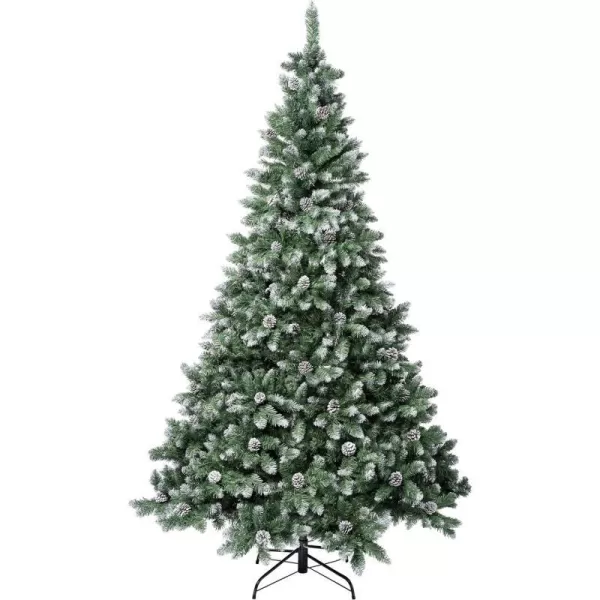 National Tree Company First Traditions Oakley Hills Snowy Christmas Tree with Hinged Branches 6 ftNational Tree Company First Traditions Oakley Hills Snowy Christmas Tree with Hinged Branches 6 ft