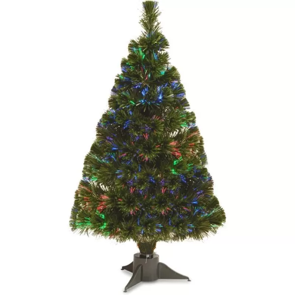 National Tree Company Prelit Artificial Christmas Tree  Fiber Optic Ice Tree  32 InchNational Tree Company Prelit Artificial Christmas Tree  Fiber Optic Ice Tree  32 Inch