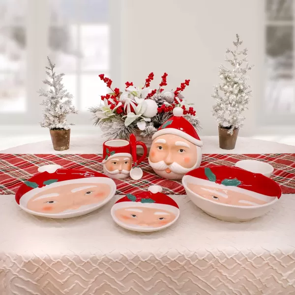 HGTV Home Collection 145 Santa Platter RedHGTV Home Collection 145 Santa Platter Red