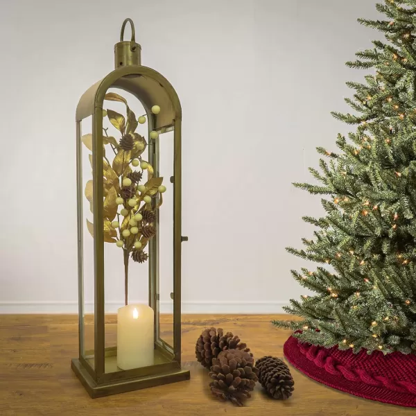 HGTV Home Collection Arched Candle Lantern Christmas Themed Home Decor Large Antique Bronze 28 inHGTV Home Collection Arched Candle Lantern Christmas Themed Home Decor Large Antique Bronze 28 in