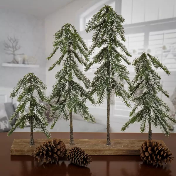 HGTV Home Collection Wintry Tree Decor Green 25inHGTV Home Collection Wintry Tree Decor Green 25in