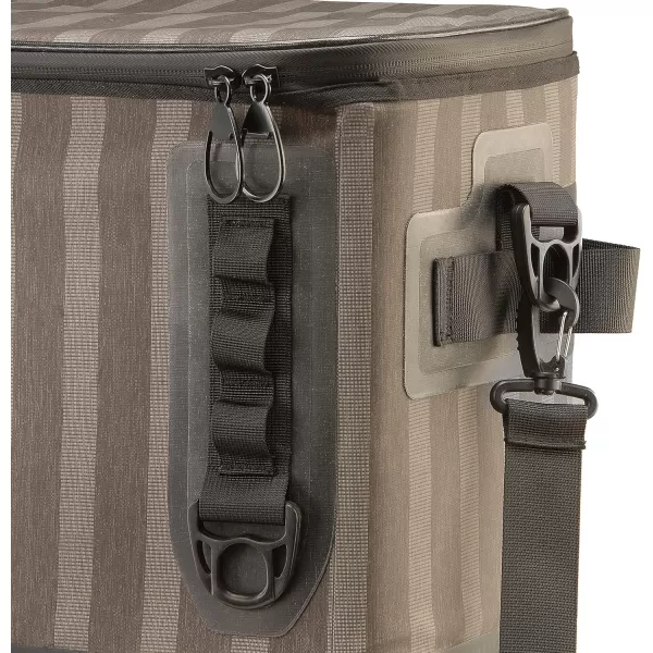 National Outdoor Living Brown Stripe Soft Cooler ToteNational Outdoor Living Brown Stripe Soft Cooler Tote