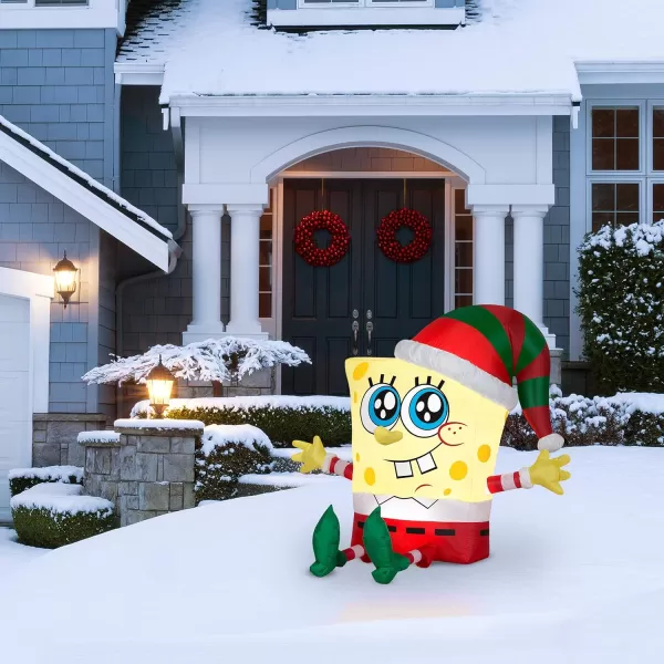 National Tree Company 33 Inflatable Holiday Spongebob YellowNational Tree Company 33 Inflatable Holiday Spongebob Yellow