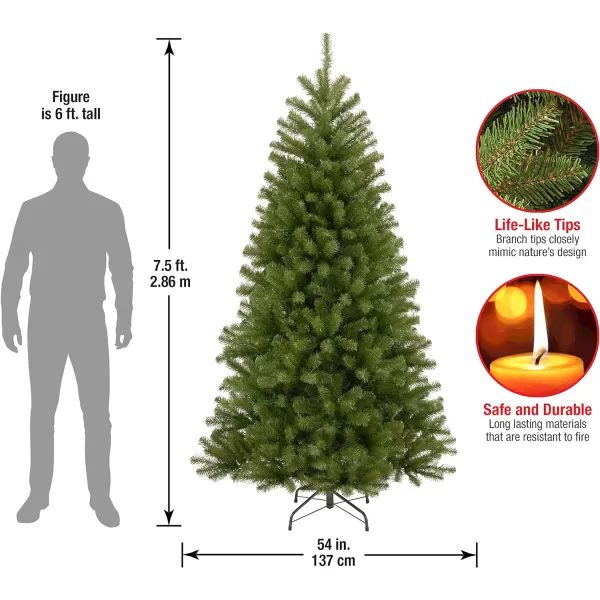 National Tree Company Artificial Full Christmas Tree Green North Valley Spruce Includes Stand 75 FeetNational Tree Company Artificial Full Christmas Tree Green North Valley Spruce Includes Stand 75 Feet