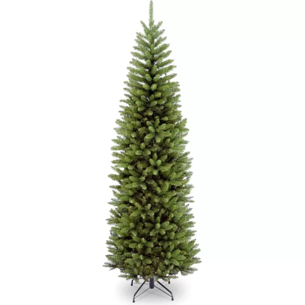 National Tree Company Artificial Slim Christmas Tree Green Kingswood Fir Includes Stand 12 FeetTree  Christmas Tree 75 Feet