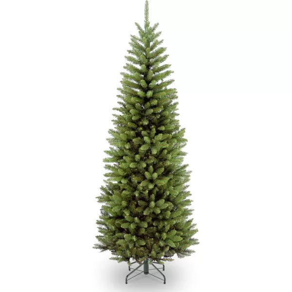 National Tree Company Artificial Slim Christmas Tree Green Kingswood Fir Includes Stand 6 FeetTrees  Christmas Tree 75 Feet