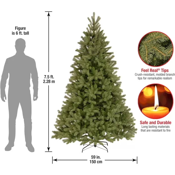 National Tree Company Feel Real Artificial Full Downswept Christmas Tree Green Douglas Fir Includes Stand 75 FeetNational Tree Company Feel Real Artificial Full Downswept Christmas Tree Green Douglas Fir Includes Stand 75 Feet