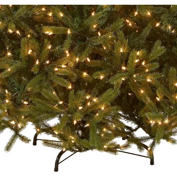 National Tree Company Feel Real Prelit Artificial Christmas Tree  Includes Prestrung White Lights and Stand  Jersey Fraser Fir Medium  9 ft75 ft