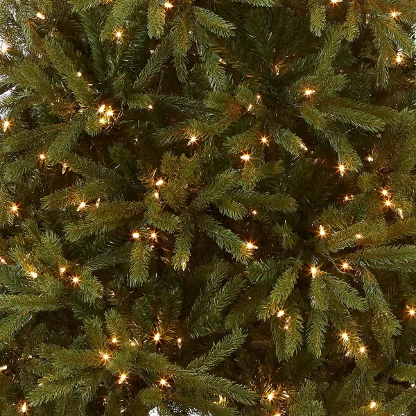 National Tree Company Feel Real Prelit Artificial Christmas Tree  Includes Prestrung White Lights and Stand  Jersey Fraser Fir Slim 75 ft75 ft