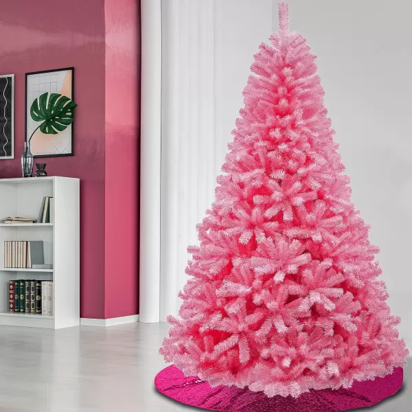 National Tree Company First Traditions Color Pop Christmas Tree Pink 75 ft75 Feet Pink