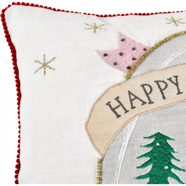 National Tree Company HGTDD9420348CC Decorative Pillow WhiteNational Tree Company HGTDD9420348CC Decorative Pillow White