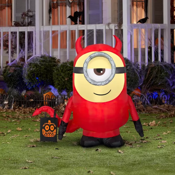 National Tree Company Inflatable Decoration Red Minion Dave Self Inflating Plug in Halloween Collection 42 InchesNational Tree Company Inflatable Decoration Red Minion Dave Self Inflating Plug in Halloween Collection 42 Inches