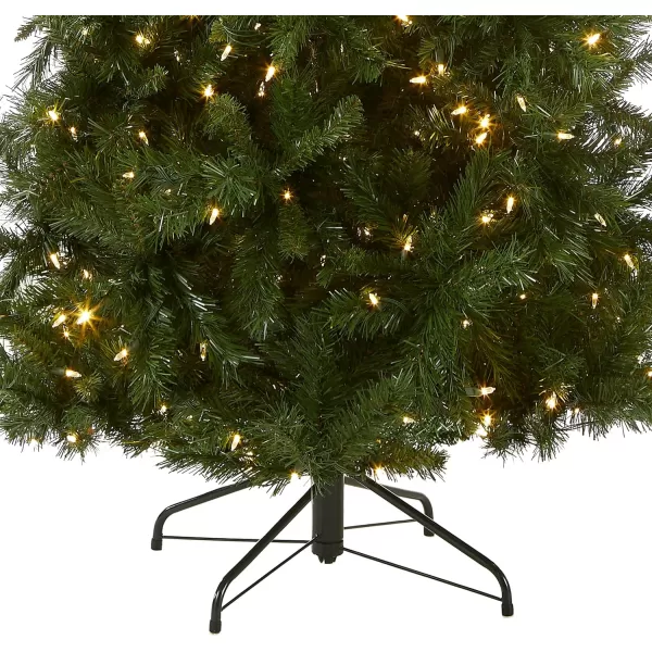 National Tree Company Prelit Artificial Christmas Tree  Includes Prestrung MultiColor LED Lights and Stand  Lehigh Valley Pine Slim  75 ftNational Tree Company Prelit Artificial Christmas Tree  Includes Prestrung MultiColor LED Lights and Stand  Lehigh Valley Pine Slim  75 ft