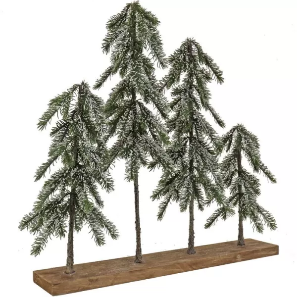 HGTV Home Collection Wintry Tree Decor Green 25inHGTV Home Collection Wintry Tree Decor Green 25in