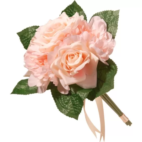 National Tree 122 Mixed Peach Rose amp Peony BouquetNational Tree 122 Mixed Peach Rose amp Peony Bouquet