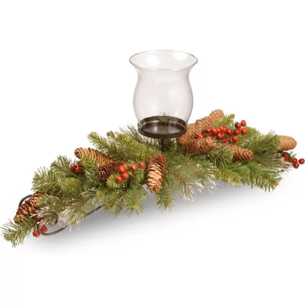 National Tree 30 Inch Crestwood Spruce Centerpiece with Candle Holder and Glass Cup CW381330CANational Tree 30 Inch Crestwood Spruce Centerpiece with Candle Holder and Glass Cup CW381330CA