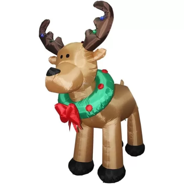 National Tree Company 8 ft Inflatable Reindeer BrownNational Tree Company 8 ft Inflatable Reindeer Brown