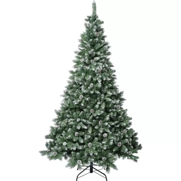 National Tree Company First Traditions Oakley Hills Snowy Christmas Tree with Hinged Branches 75 ftNational Tree Company First Traditions Oakley Hills Snowy Christmas Tree with Hinged Branches 75 ft