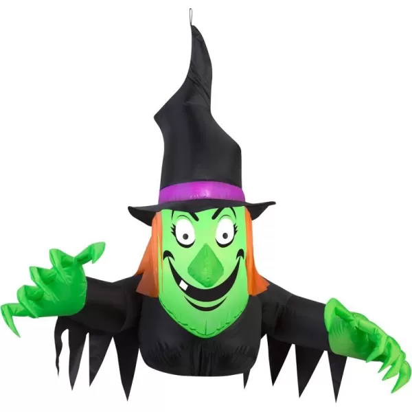 National Tree Company Halloween Inflatable Green Witch LED Lights 4 FootNational Tree Company Halloween Inflatable Green Witch LED Lights 4 Foot