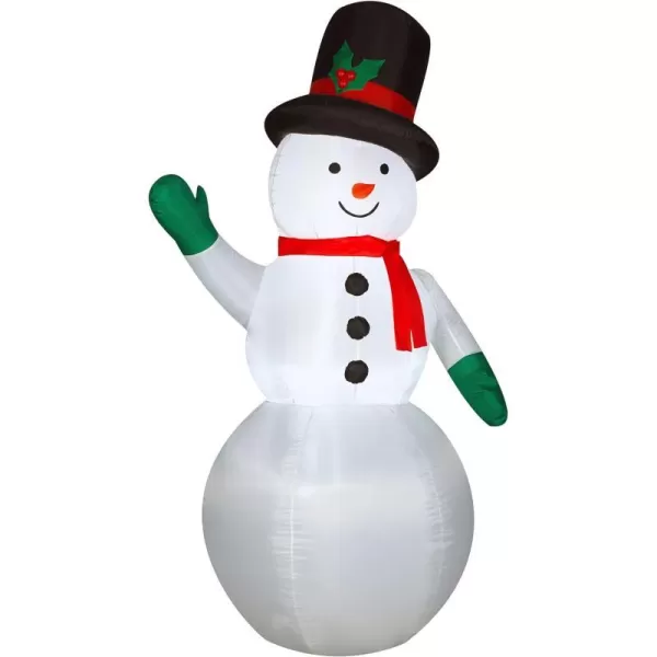 National Tree Company Inflatable Waving Snowman LED Lights Plug in Christmas Collection 7 FeetNational Tree Company Inflatable Waving Snowman LED Lights Plug in Christmas Collection 7 Feet