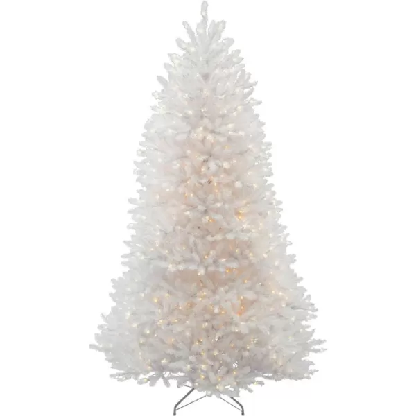 National Tree Company PreLit Artificial Full Christmas Tree White Dunhill Fir White Lights Includes Stand 9 Feet9 ft