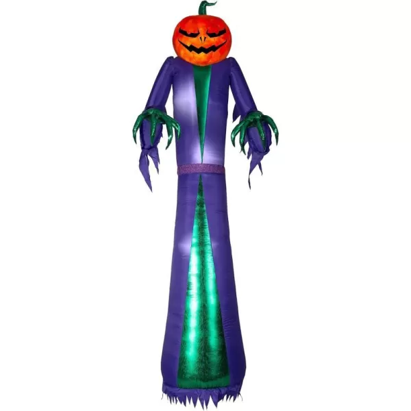 National Tree Company PreLit Halloween Inflatable Giant Jack O Lantern Sorcerer LED lights 12 FootNational Tree Company PreLit Halloween Inflatable Giant Jack O Lantern Sorcerer LED lights 12 Foot