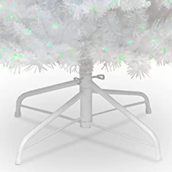 imageNational Tree Company Artificial Christmas Tree White Tinsel Includes Stand 6 feet