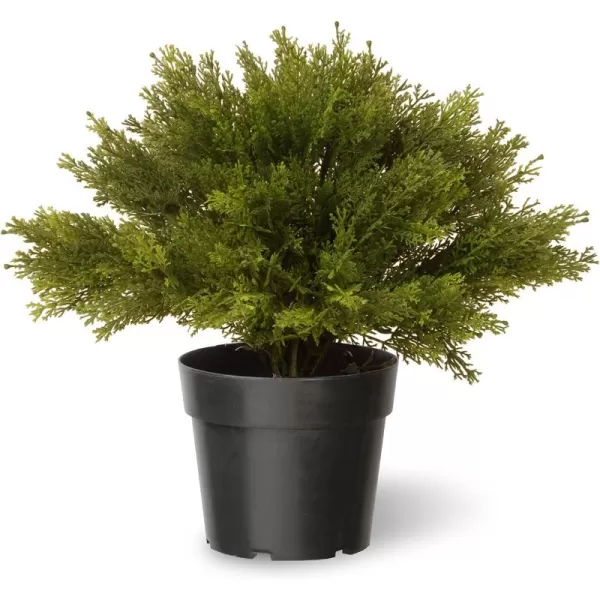 imageNational Tree Company Artificial Shrub Includes Pot Base Globe Juniper15 Inch 15 Inch Green